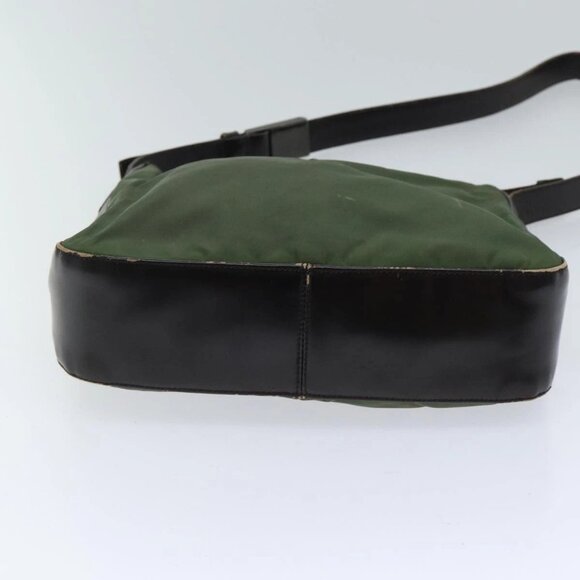 PRADA Shoulder Bag Nylon Khaki Auth 72009 - Picture 5 of 16